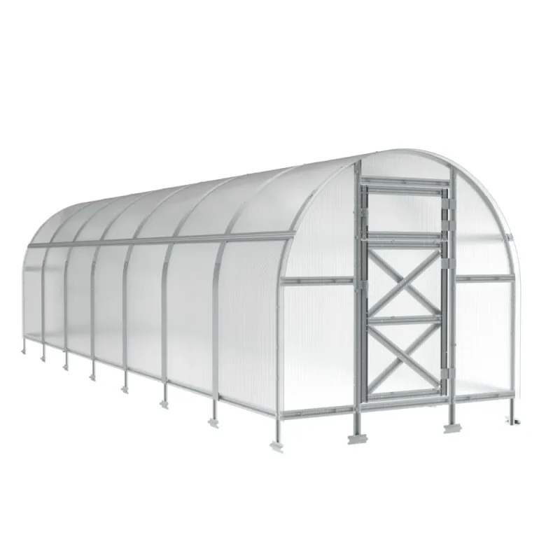 6.5 x 15 ft Steel Arched Roof Greenhouse 5 6.5x15-ft-steel-arched-roof-greenhouse-product-1