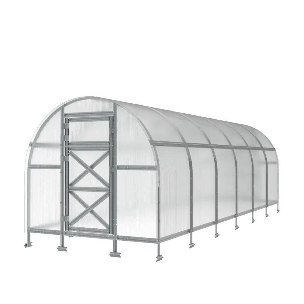 6.6 x 13 ft Steel Arched Roof Greenhouse 1 6.6x13-ft-steel-arched-roof-greenhouse-product-1