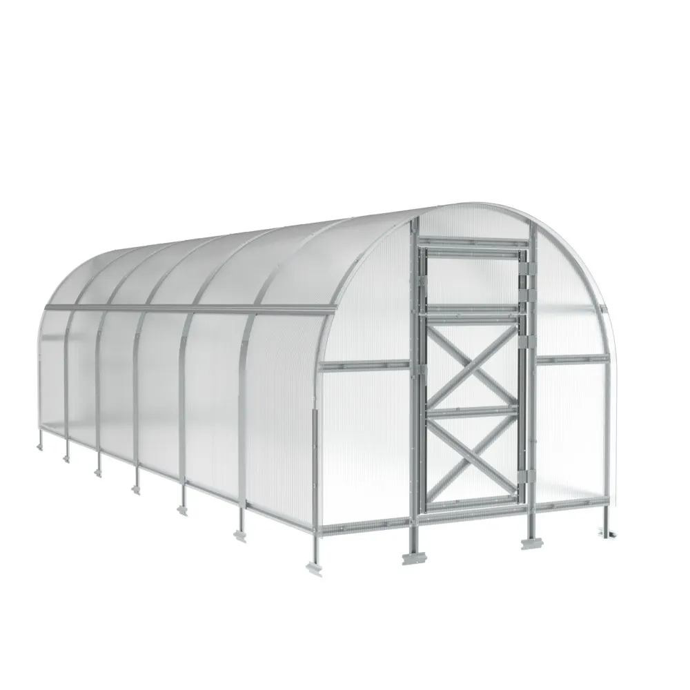 6.6 x 13 ft Steel Arched Roof Greenhouse 2 6.6x13-ft-steel-arched-roof-greenhouse-product-2