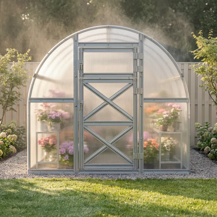 6.6x13-ft-steel-arched-roof-greenhouse-scene-2