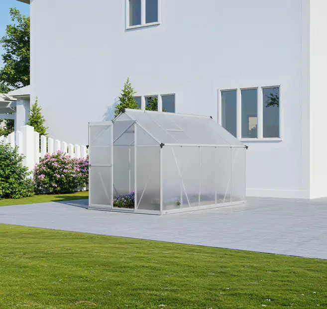 6x10-ft-aluminium-gable-roof-greenhouse-l-series-scene-2