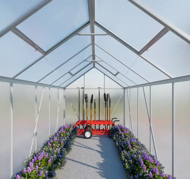 6x10-ft-aluminium-gable-roof-greenhouse-l-series-scene-3