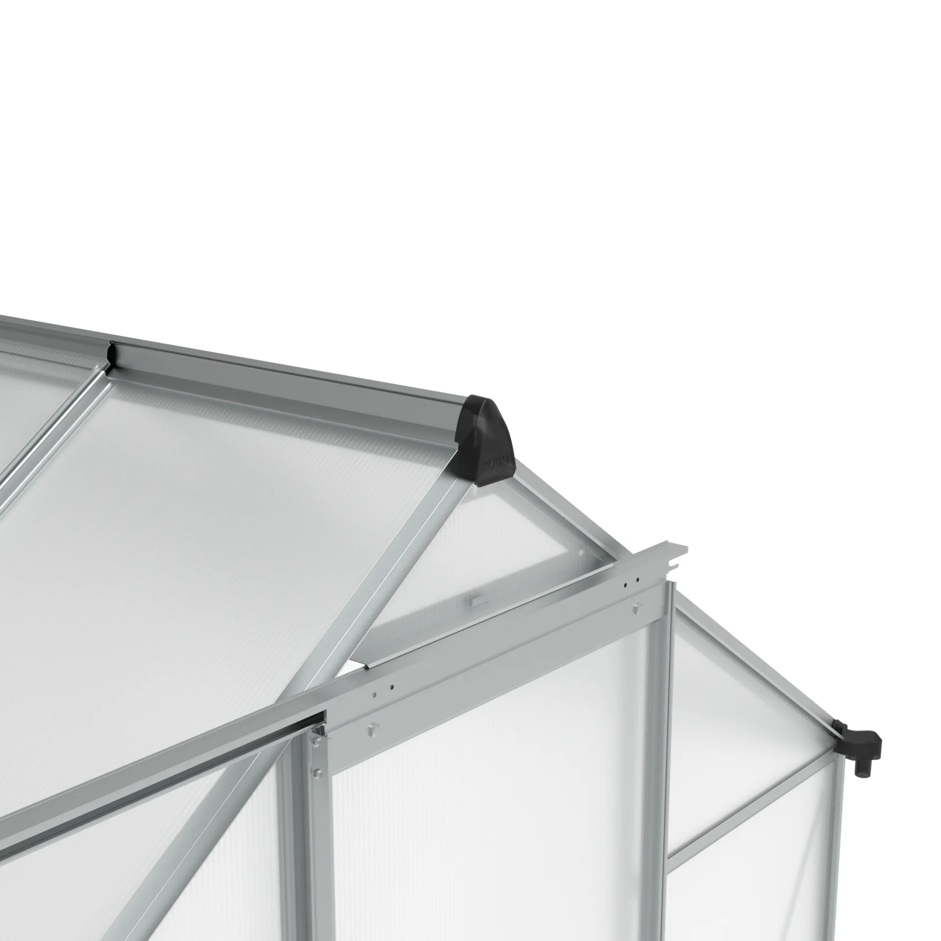 6x12-ft-aluminium-gable-roof-greenhouse-l-series-detail-1