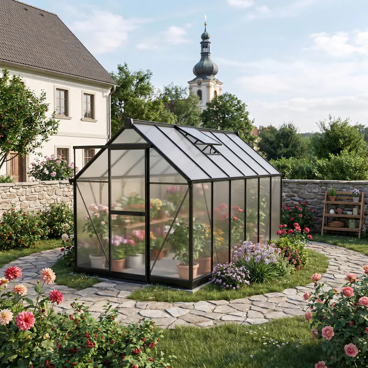 6x12-ft-aluminium-gable-roof-greenhouse-with-polycarbonate-panels-s-series-scene-2