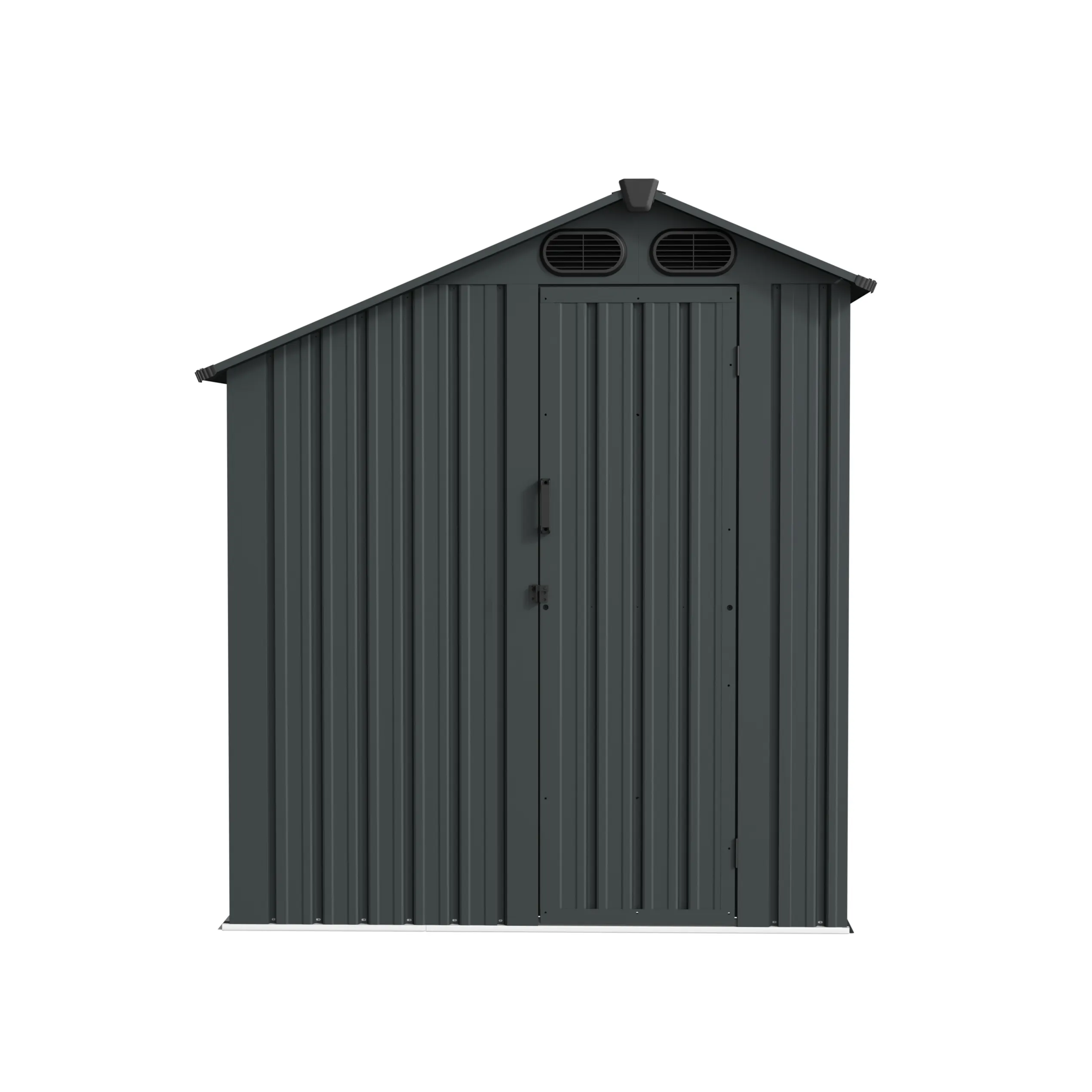 6 x 3 ft Special-Shaped Gable Roof Metal Storage Shed | KS 1 6x3-ft-special-shaped-gable-roof-metal-storage-shed-ks-product-1