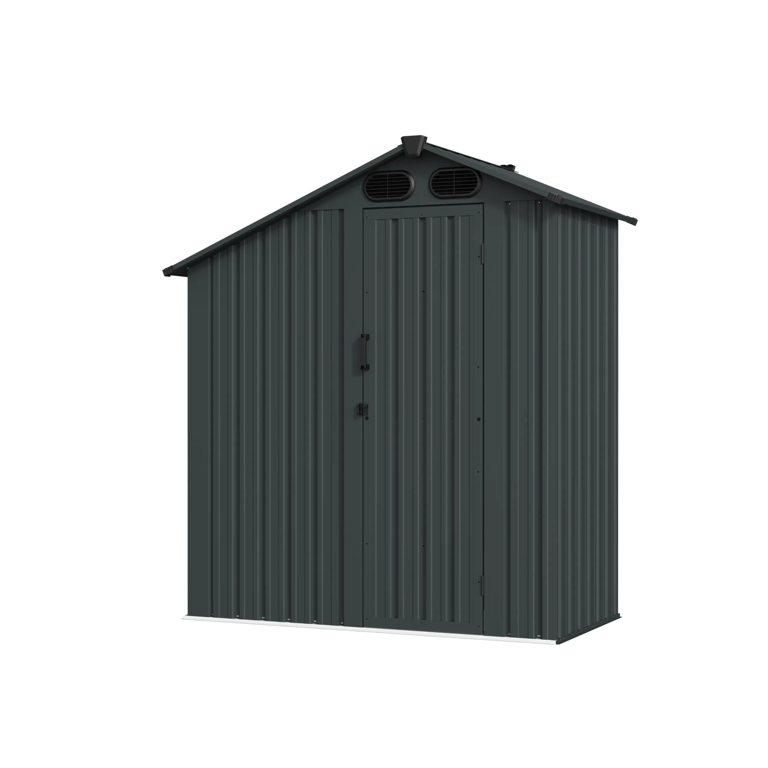 6 x 3 ft Special-Shaped Gable Roof Metal Storage Shed | KS 2 6x3-ft-special-shaped-gable-roof-metal-storage-shed-ks-product-2