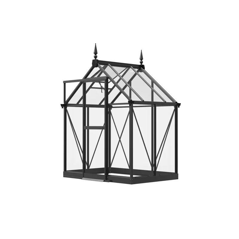 6 x 4 ft Aluminium Victorian Greenhouse with Glass Panels | S Series 12 6x4-ft-aluminium-victorian-greenhouse-with-glass-panels-s-series-product-1