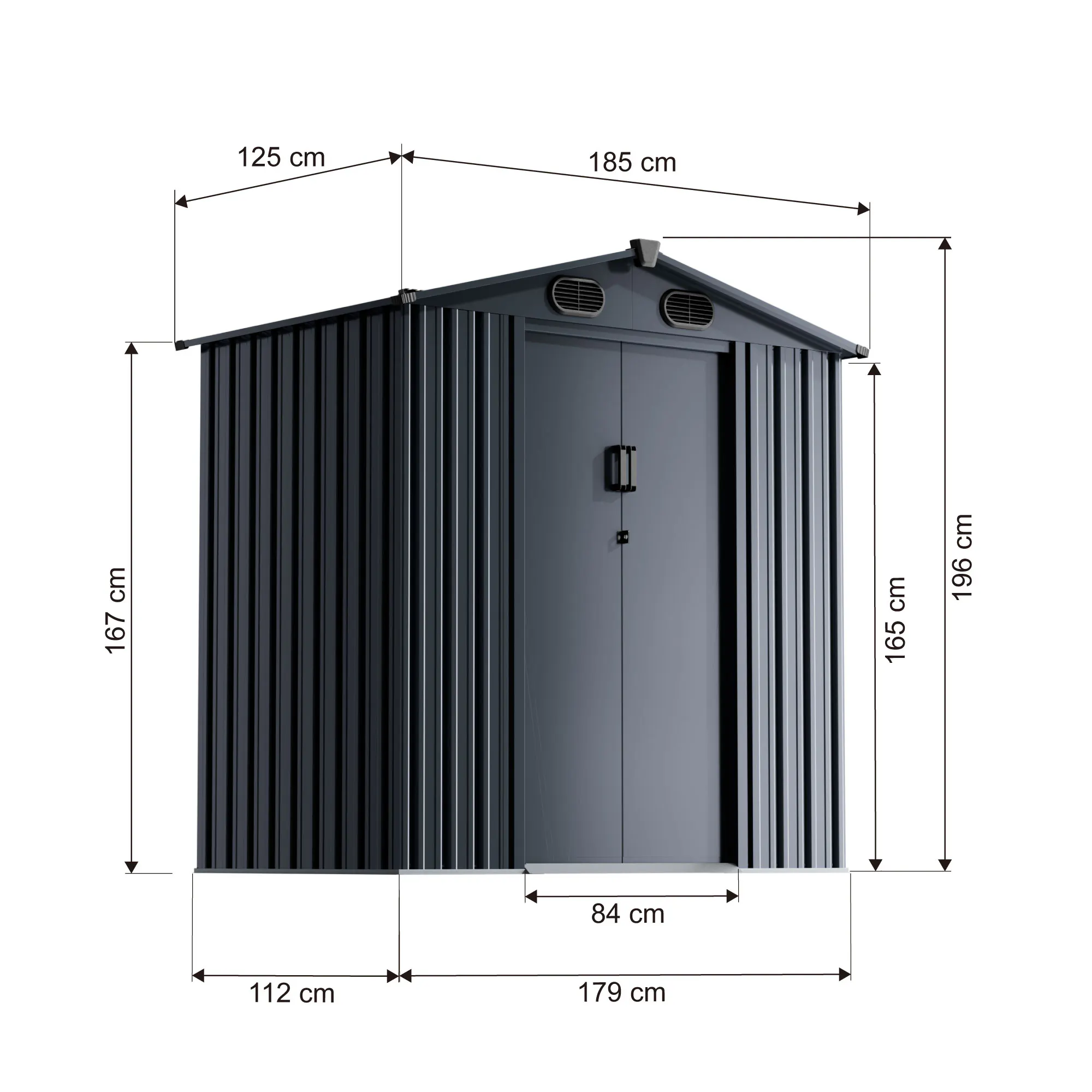 6x4-ft-gable-roof-metal-storage-shed-ks-linedrawing-3