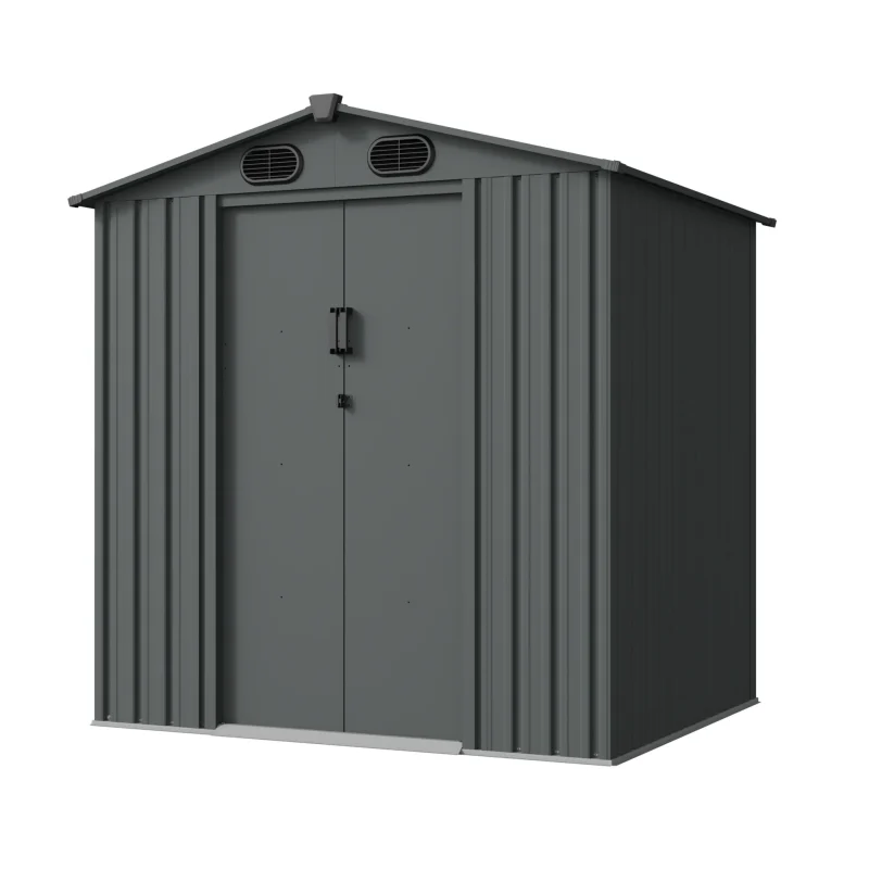 6 x 4 ft Gable Roof Metal Storage Shed | KS 9 6x4-ft-gable-roof-metal-storage-shed-ks-product-1