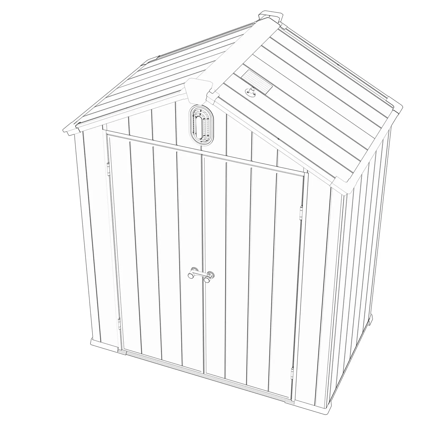 6x4-ft-gable-roof-resin-storage-shed-kc-linedrawing-3