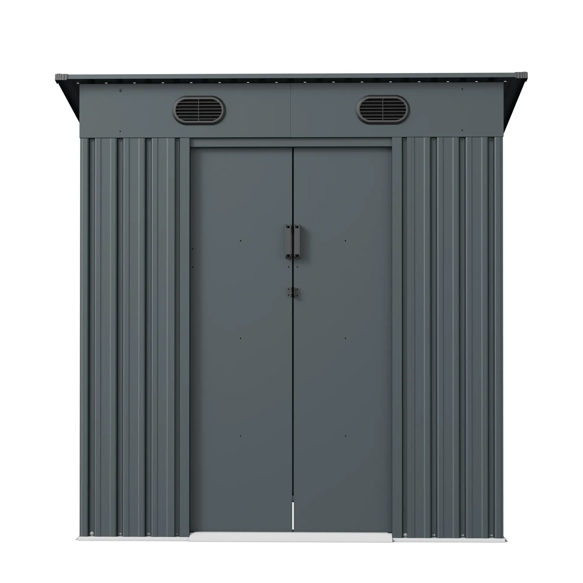 6 x 4 ft Pent Roof Metal Storage Shed | KS 1 6x4-ft-pent-roof-metal-storage-shed-ks-product-1