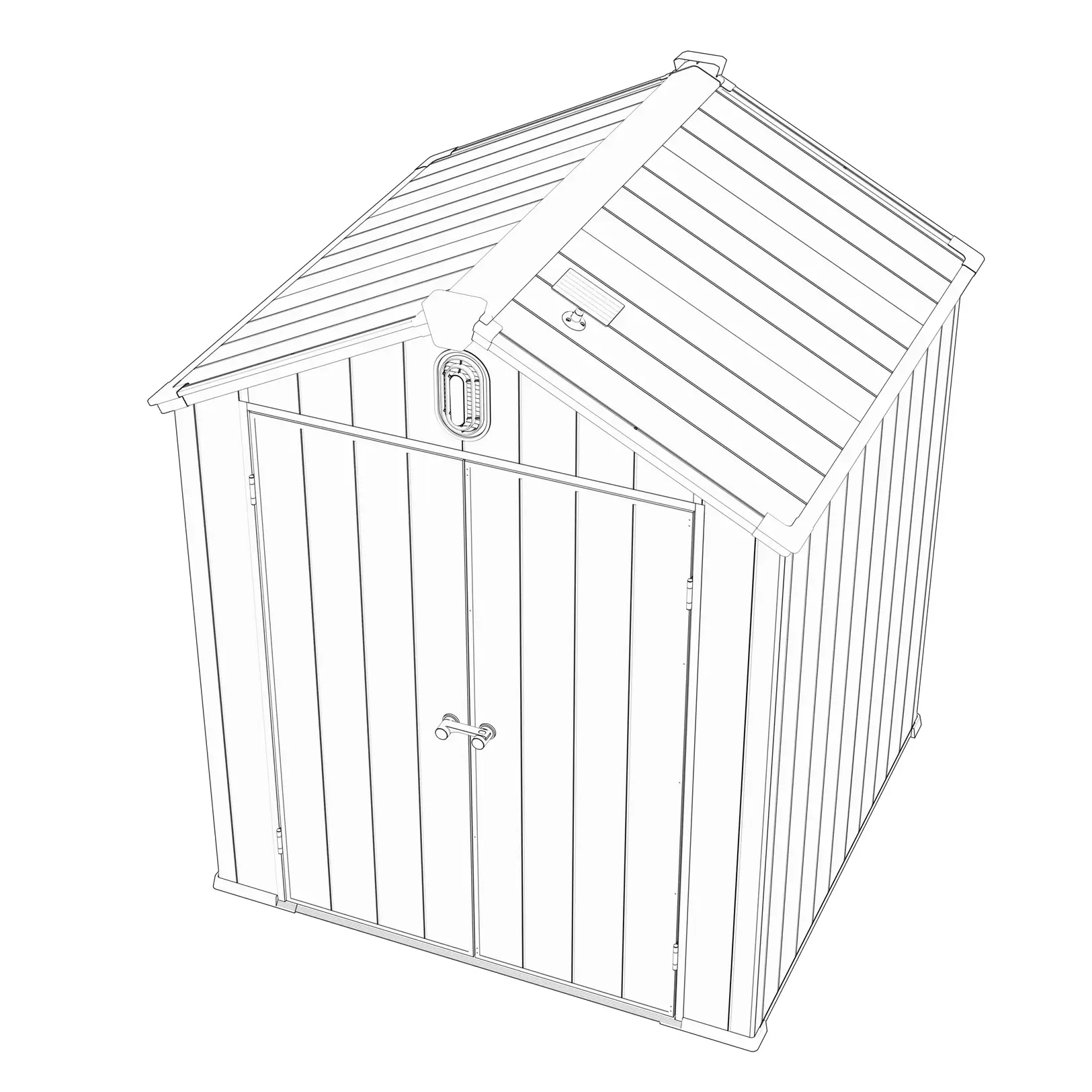 6x6-ft-gable-roof-resin-storage-shed-kc-linedrawing-3