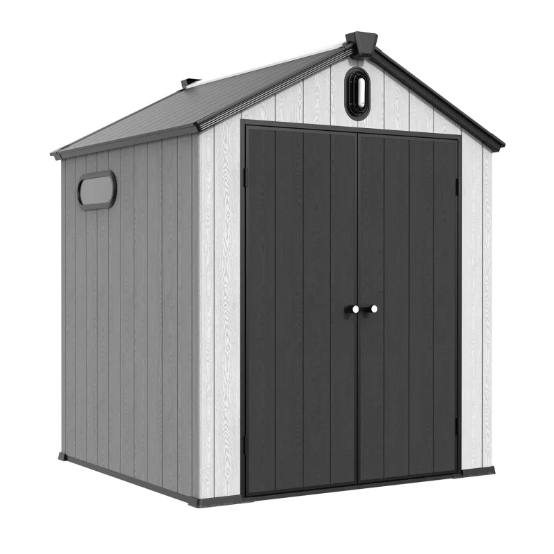6 x 6 ft Gable Roof Resin Storage Shed | KC 2 6x6-ft-gable-roof-resin-storage-shed-kc-product-1