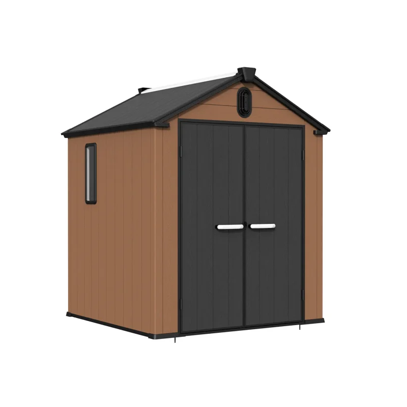 6 x 6 ft Gable Roof Resin Storage Shed | KC2 21 6x6-ft-gable-roof-resin-storage-shed-kc2-product-1