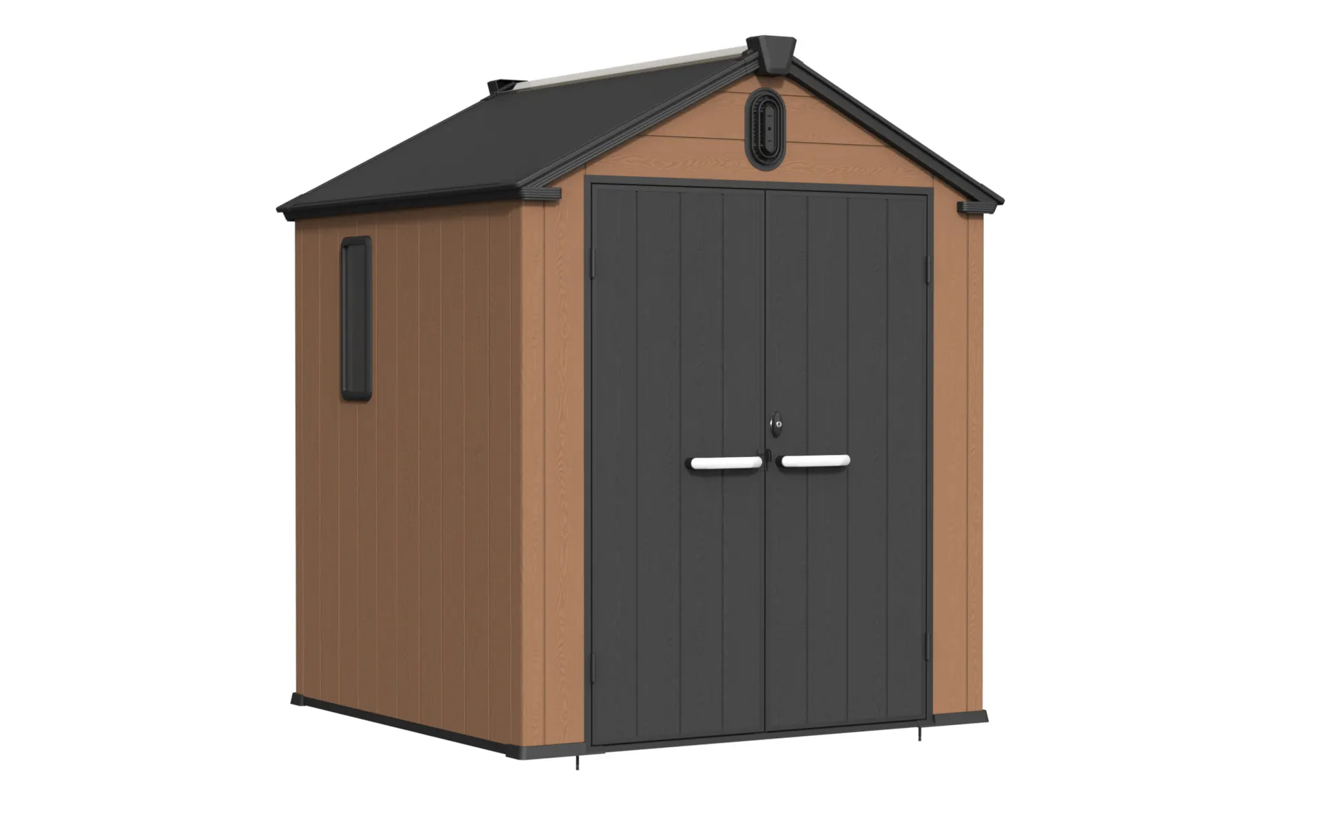 6 x 6 ft Gable Roof Resin Storage Shed | KC2 3 6x6-ft-gable-roof-resin-storage-shed-kc2-product-3
