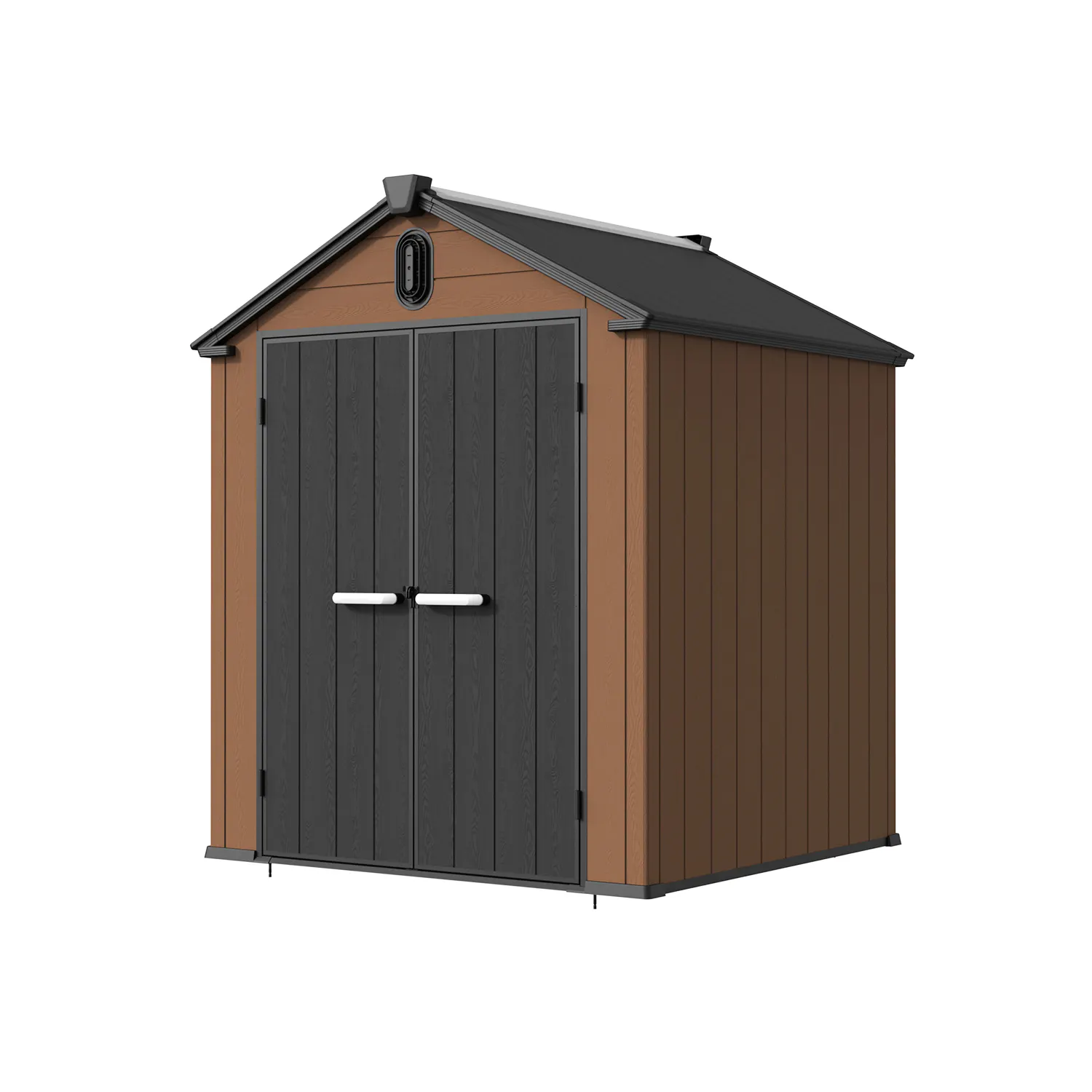 6 x 6 ft Gable Roof Resin Storage Shed | KC2 4 6x6-ft-gable-roof-resin-storage-shed-kc2-product-4