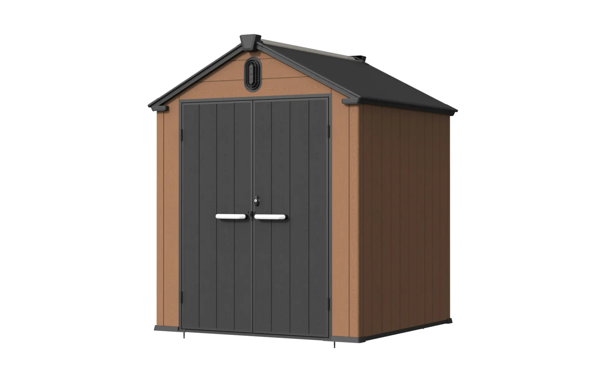6 x 6 ft Gable Roof Resin Storage Shed | KC2 5 6x6-ft-gable-roof-resin-storage-shed-kc2-product-5