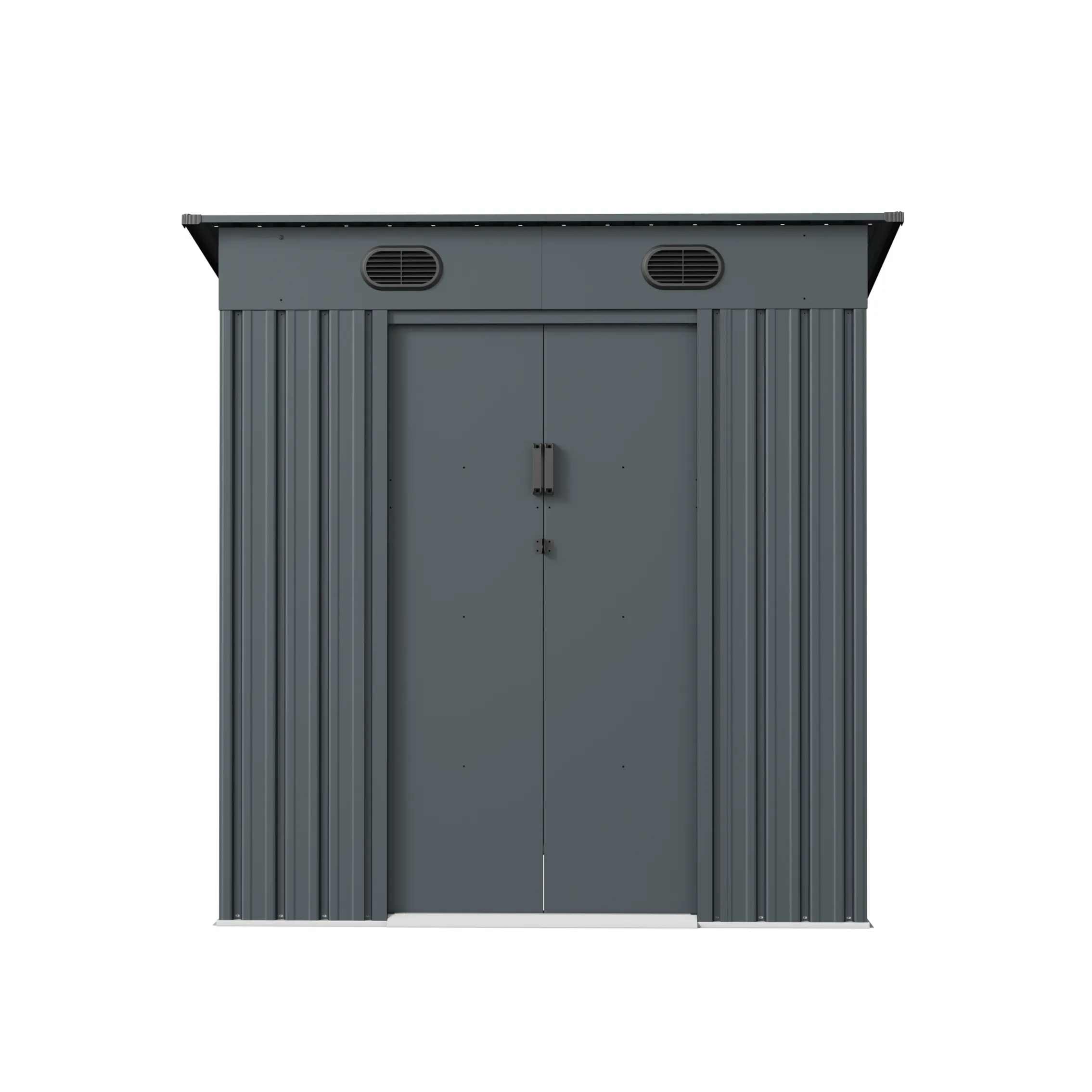 6 x 6 ft Pent Roof Metal Storage Shed | KS 1 6x6-ft-pent-roof-metal-storage-shed-ks-product-1