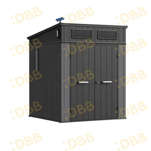 6 x 6 ft Pent Roof Resin Storage Shed | KC2 13 6x6-ft-pent-roof-resin-storage-shed-kc2-product-1