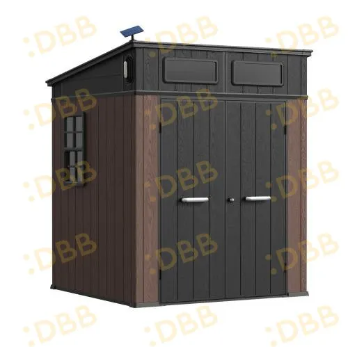 6 x 6 ft Pent Roof Resin Storage Shed | KC2 Ultra 8 6x6-ft-pent-roof-resin-storage-shed-kc2-ultra-product-1
