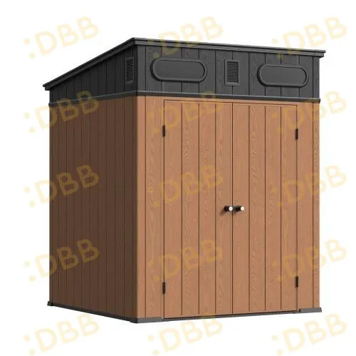 6 x 6 ft Pent Roof Resin Storage Shed | KF 6 6x6-ft-pent-roof-resin-storage-shed-kf-product-1