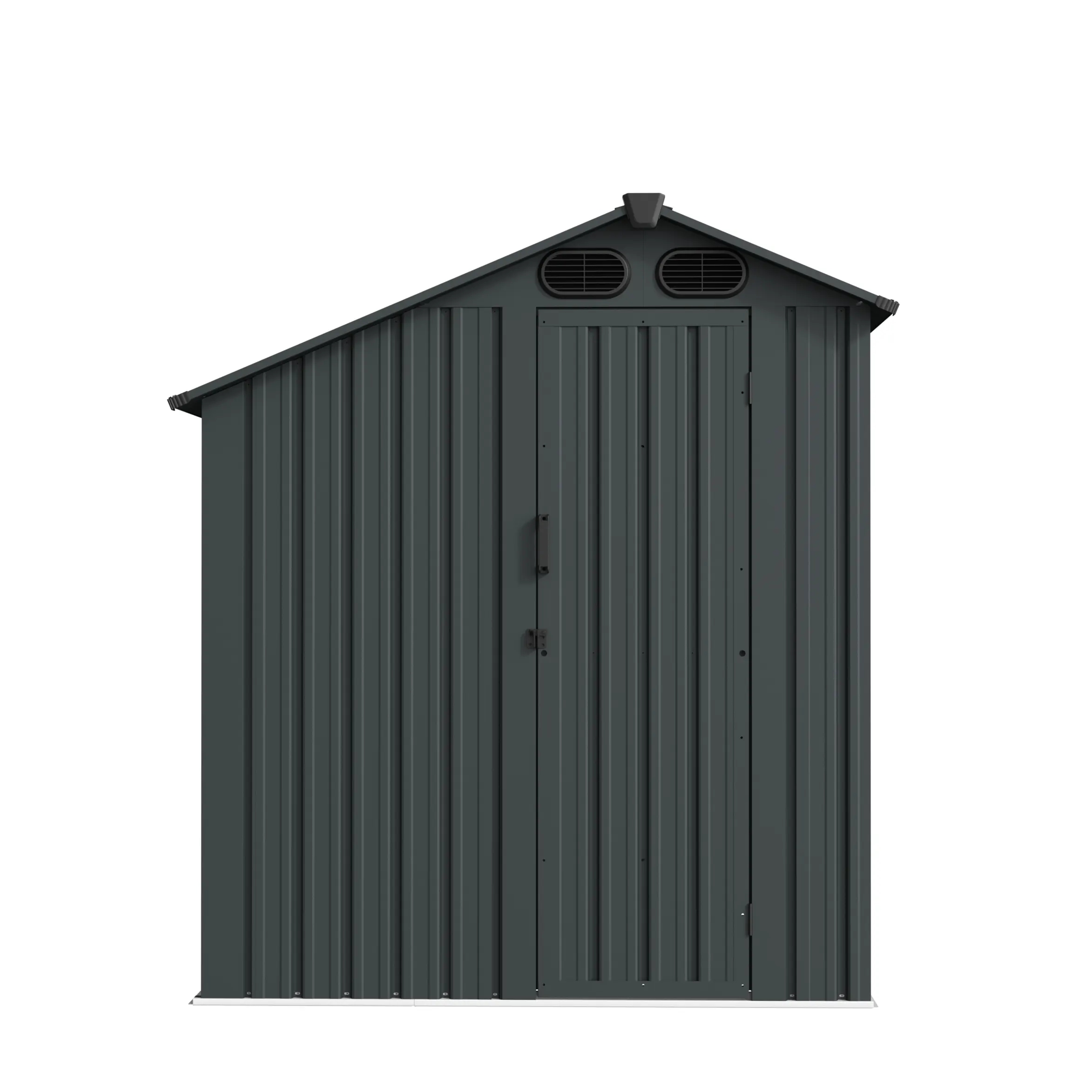 6 x 6 ft Special-Shaped Gable Roof Metal Storage Shed | KS 2 6x6-ft-special-shaped-gable-roof-metal-storage-shed-ks-product-2