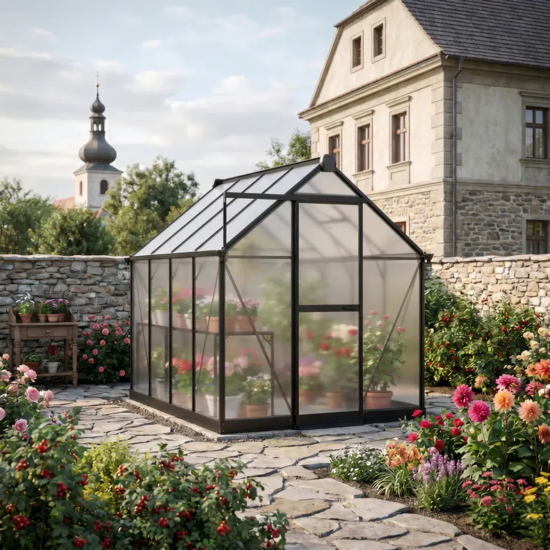 6x8-ft-aluminium-gable-roof-greenhouse-with-polycarbonate-panels-s-series-scene-2