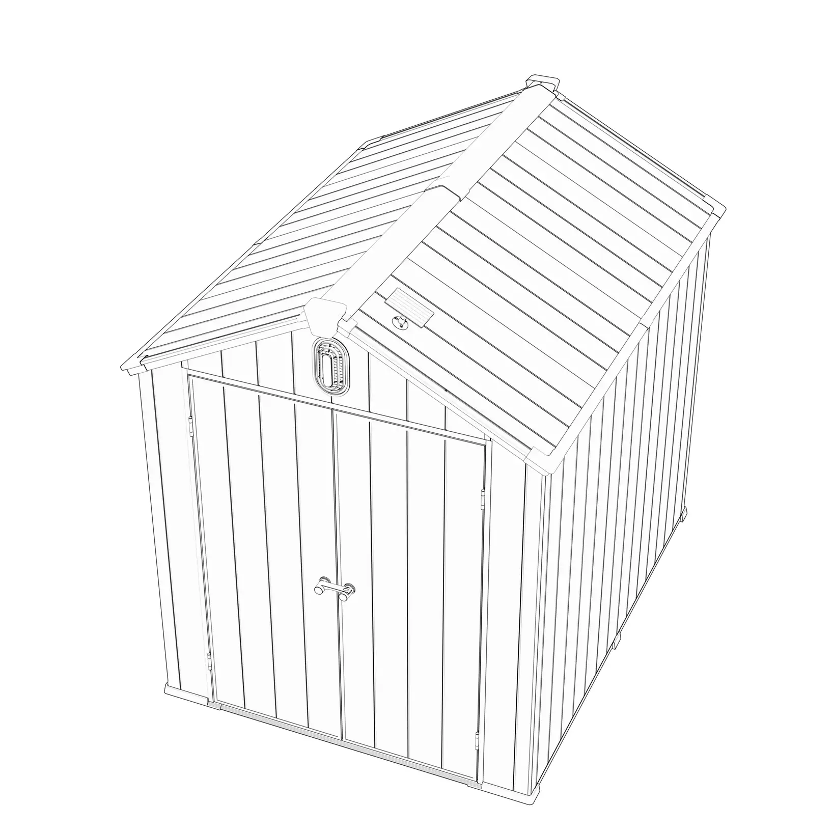 6x8-ft-gable-roof-resin-storage-shed-kc-linedrawing-3