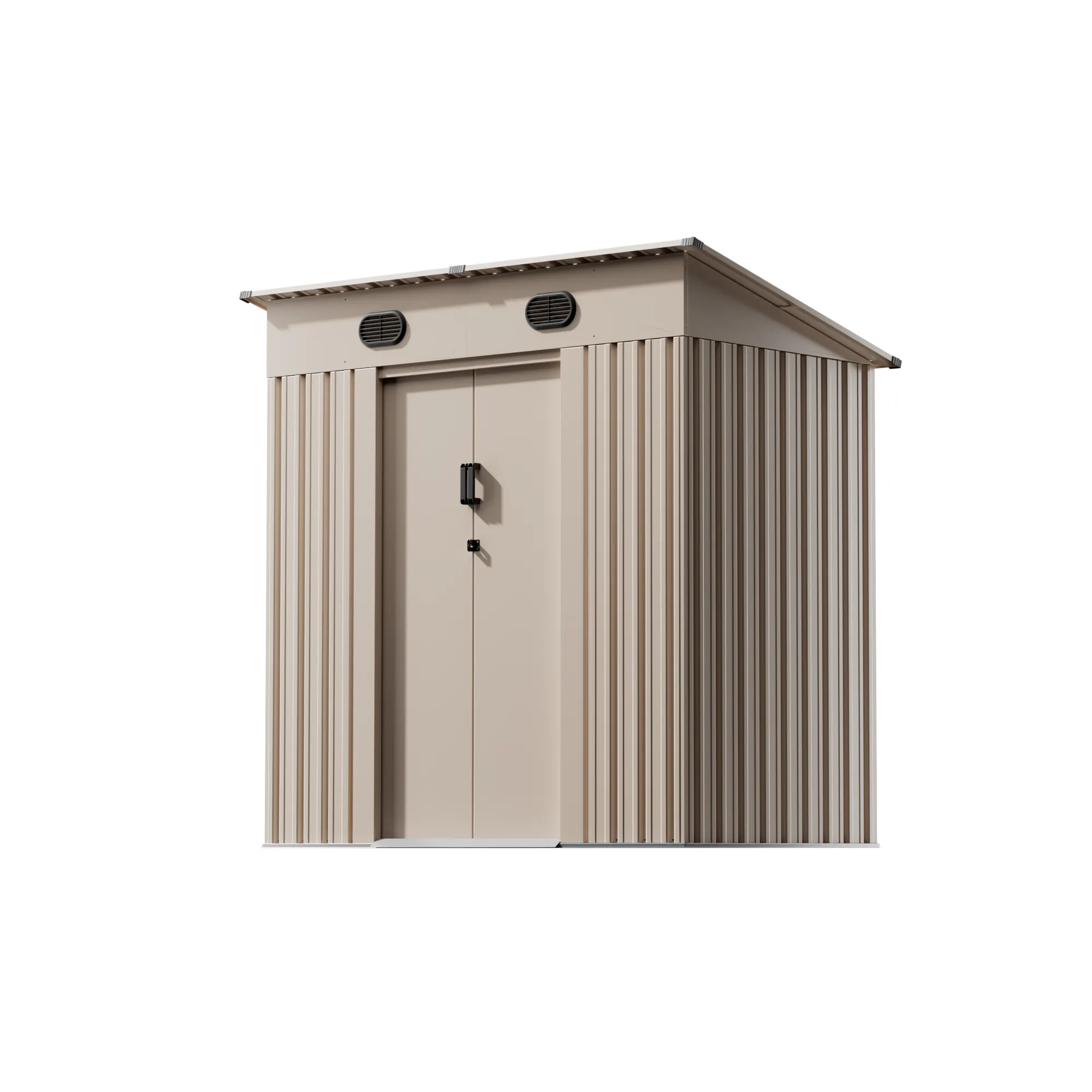 7 x 4 ft Pent Roof Metal Storage Shed | KS 2 7x4-ft-pent-roof-metal-storage-shed-ks-product-2