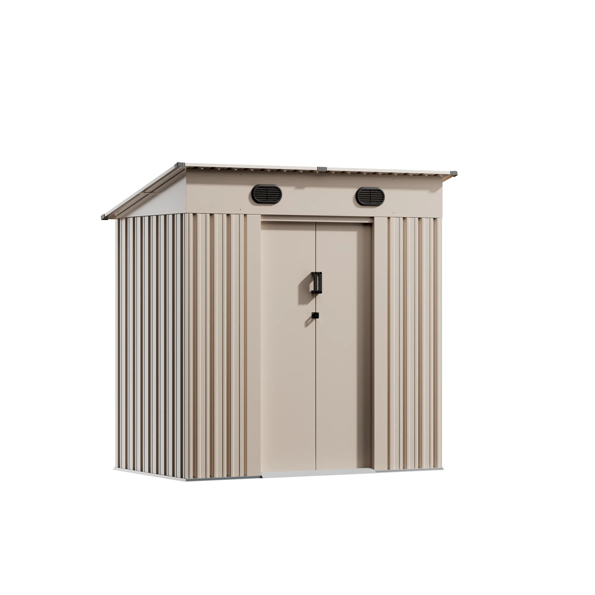 7 x 4 ft Pent Roof Metal Storage Shed | KS 3 7x4-ft-pent-roof-metal-storage-shed-ks-product-3