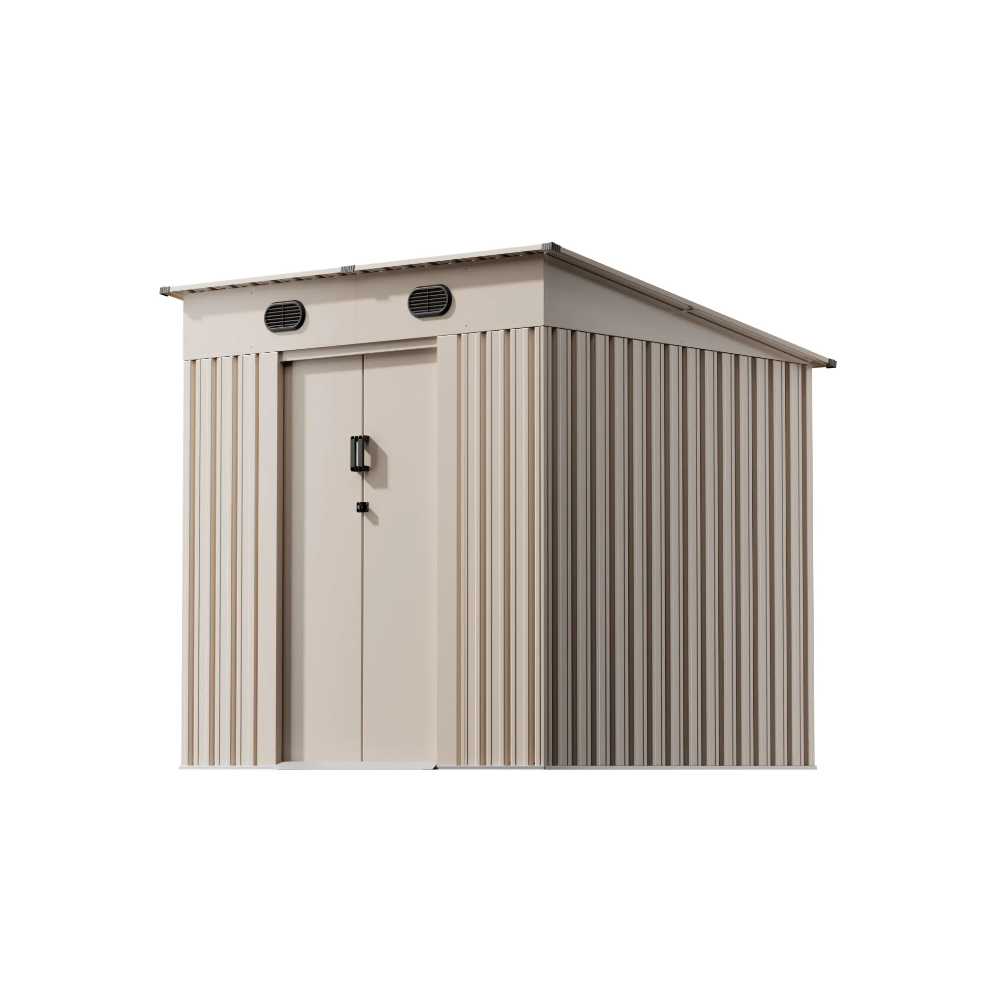 7 x 6 ft Pent Roof Metal Storage Shed | KS 2 7x6-ft-pent-roof-metal-storage-shed-ks-product-2