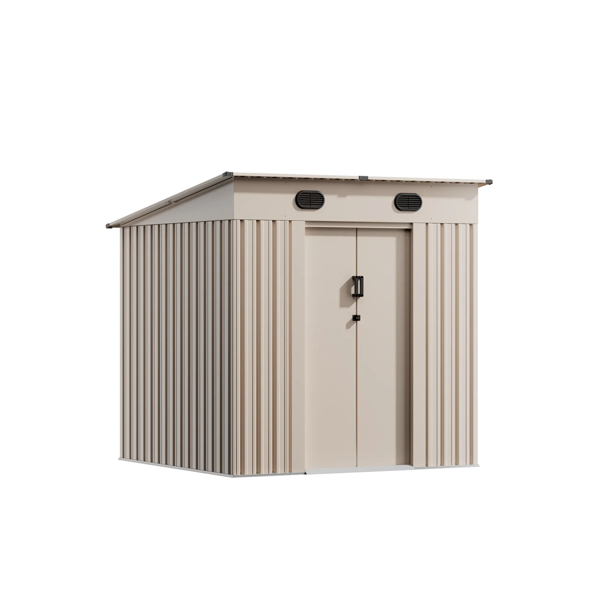 7 x 6 ft Pent Roof Metal Storage Shed | KS 3 7x6-ft-pent-roof-metal-storage-shed-ks-product-3