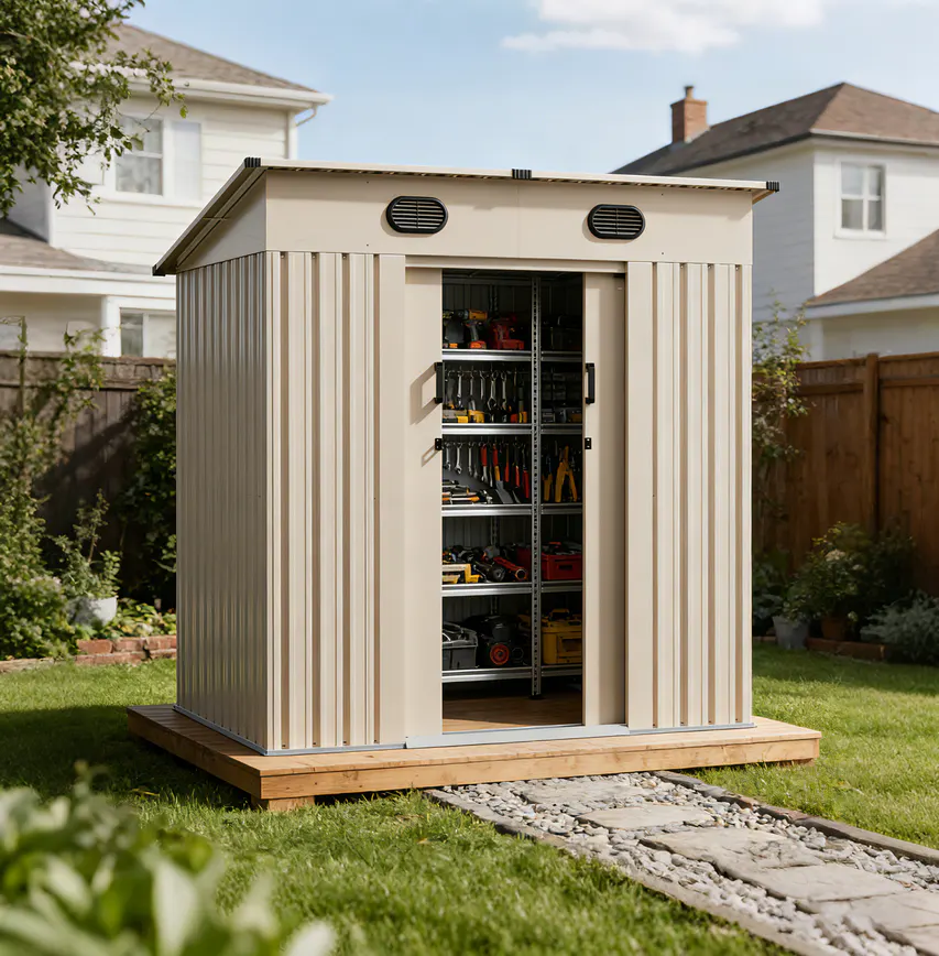 7x6-ft-pent-roof-metal-storage-shed-ks-scene-3