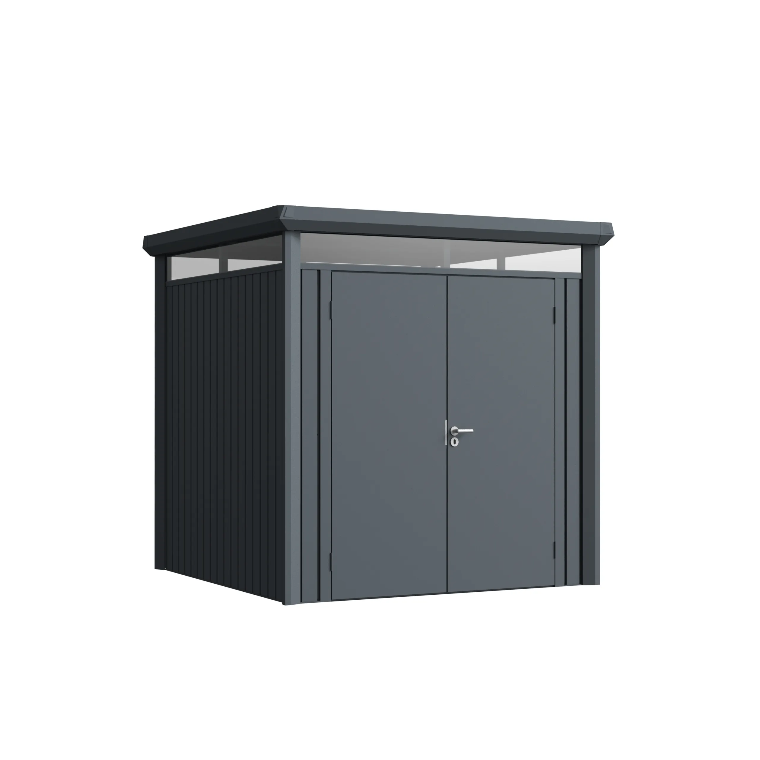 7 x 7 ft Flat Roof Metal Storage Shed | Vertex 3 7x7-ft-flat-roof-metal-storage-shed-vertex-product-3