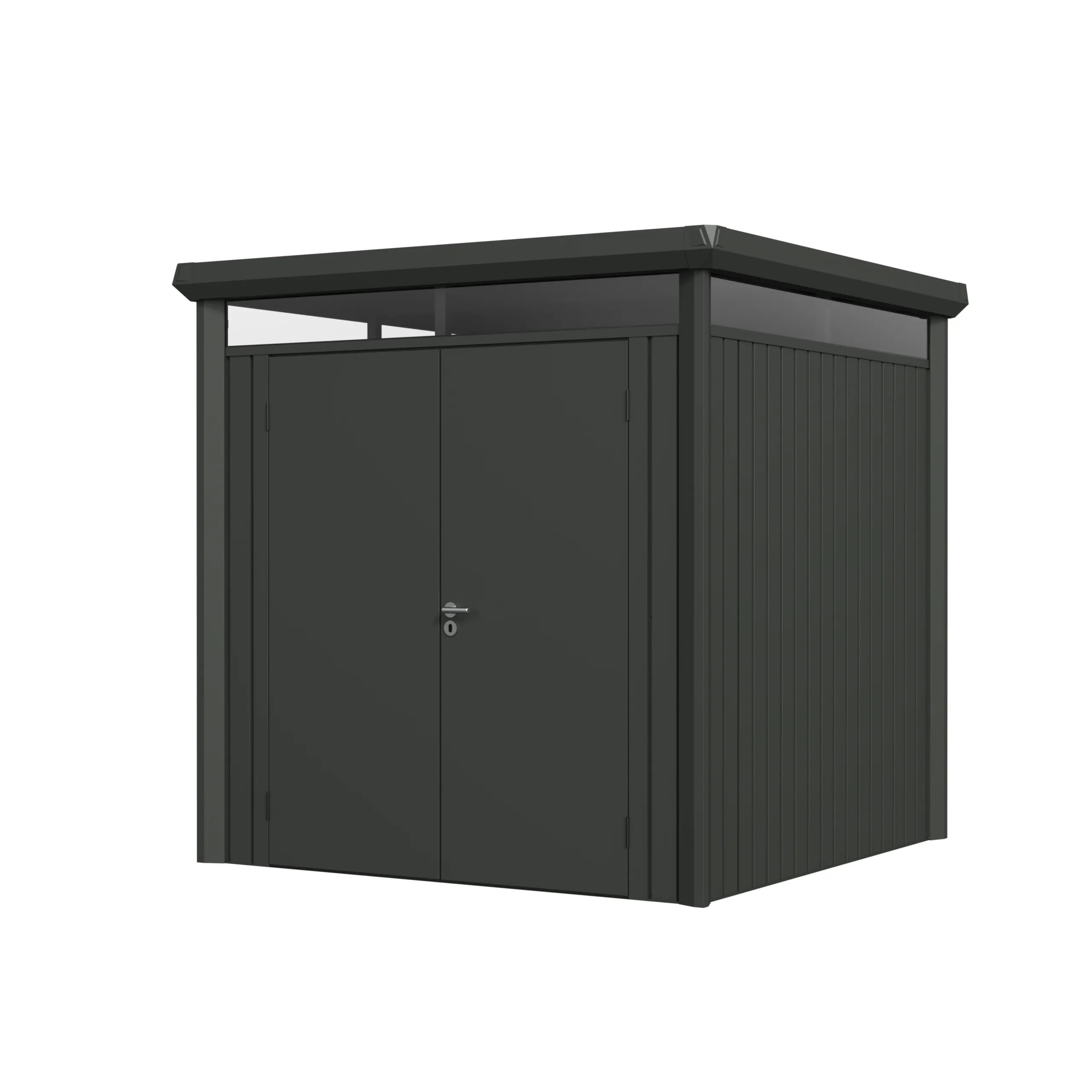 7 x 7 ft Flat Roof Metal Storage Shed | Vertex 6 7x7-ft-flat-roof-metal-storage-shed-vertex-product-6