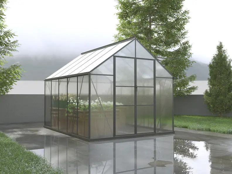 8x10-ft-aluminium-gable-roof-greenhouse-with-polycarbonate-panels-s-series-scene-10
