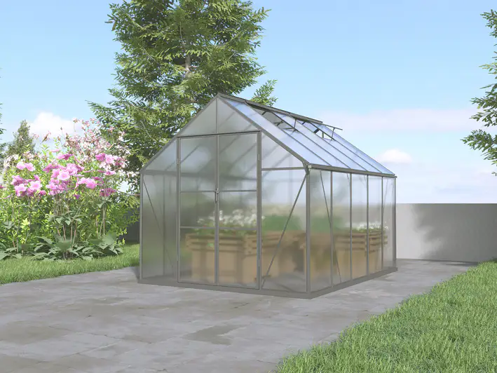 8x10-ft-aluminium-gable-roof-greenhouse-with-polycarbonate-panels-s-series-scene-9