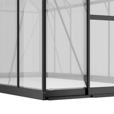 8x12-ft-aluminium-gable-roof-greenhouse-with-polycarbonate-panels-s-series-detail-1