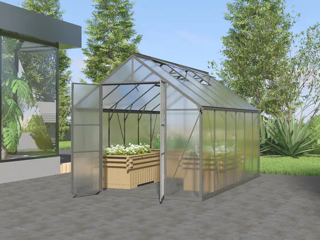 8x12-ft-aluminium-gable-roof-greenhouse-with-polycarbonate-panels-s-series-scene-8