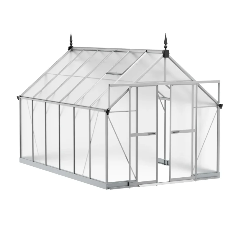 8 x 12 ft Aluminium Victorian Greenhouse with Polycarbonate Panels | S Series 3 8x12-ft-aluminium-victorian-greenhouse-with-polycarbonate-panels-s-series-product