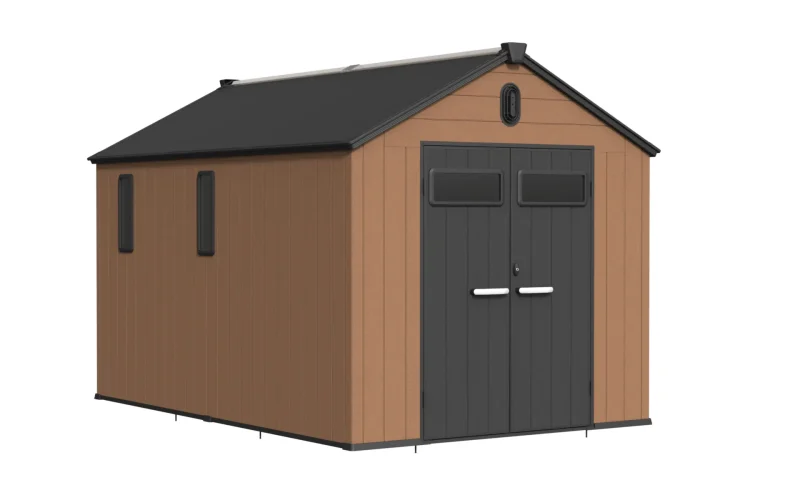 8 x 12 ft Gable Roof Resin Storage Shed | KC2 19 8x12-ft-gable-roof-resin-storage-shed-kc2-product-1