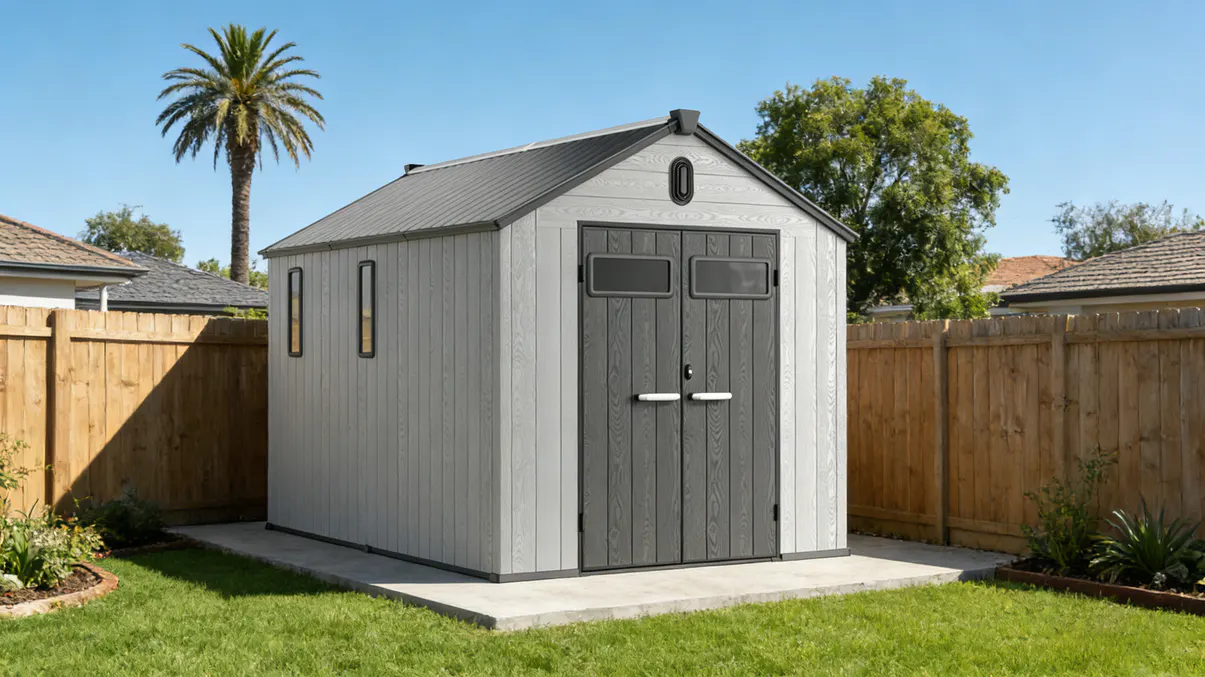 8x12-ft-gable-roof-resin-storage-shed-kc2-scene-4