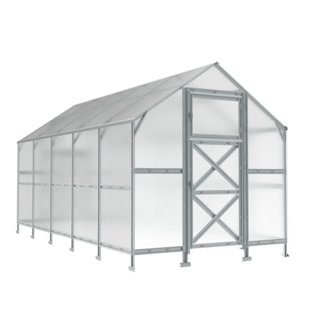 8 x 13.3 ft Steel Gable Roof Greenhouse 1 8x13.3-ft-steel-gable-roof-greenhouse-product