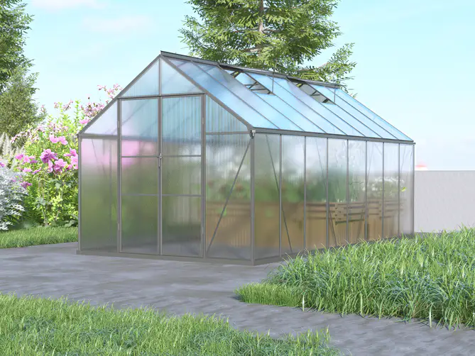 8x16-ft-aluminium-gable-roof-greenhouse-with-polycarbonate-panels-s-series-scene-4