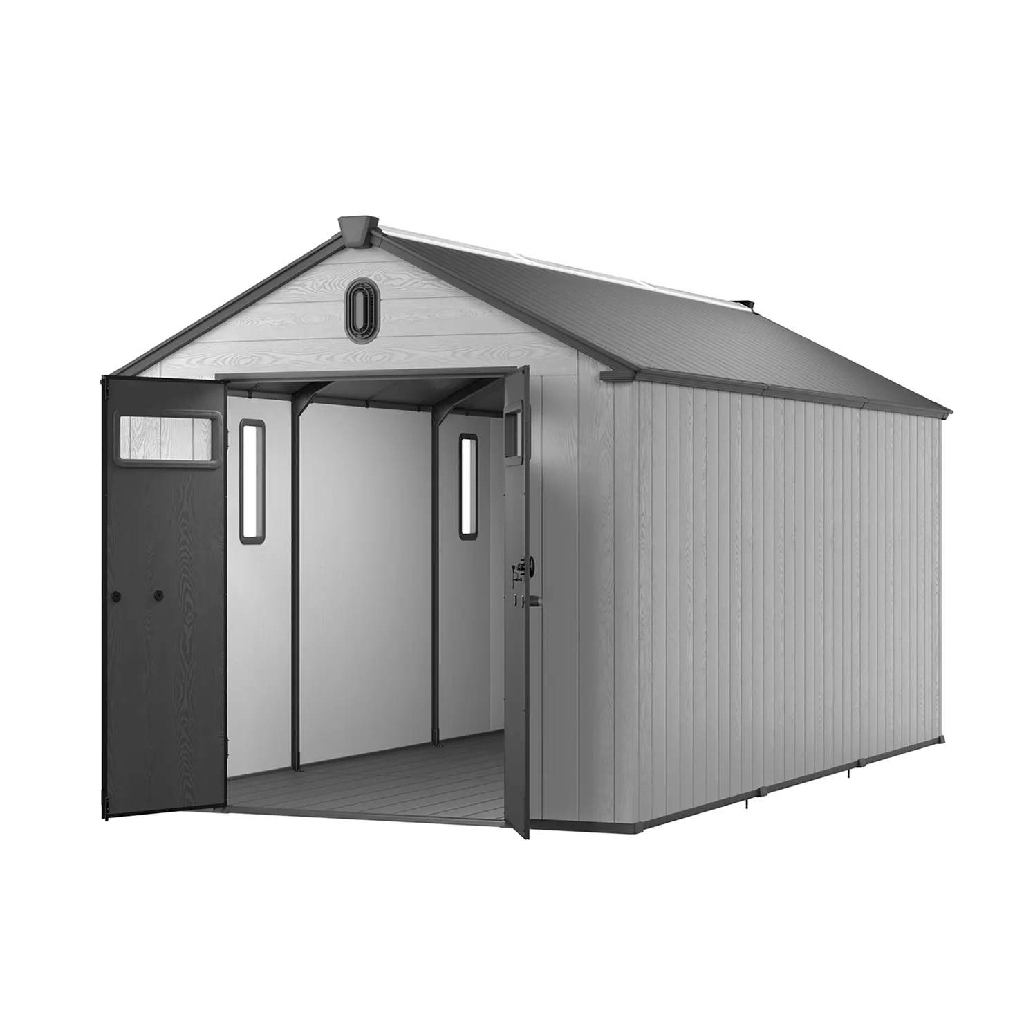8 x 16 ft Gable Roof Resin Storage Shed | KC2 2 8x16-ft-gable-roof-resin-storage-shed-kc2-product-2