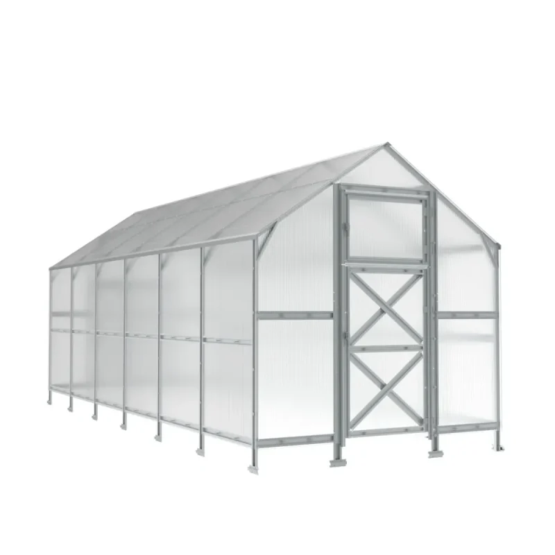 8 x 16 ft Steel Gable Roof Greenhouse 9 8x16-ft-steel-gable-roof-greenhouse-product