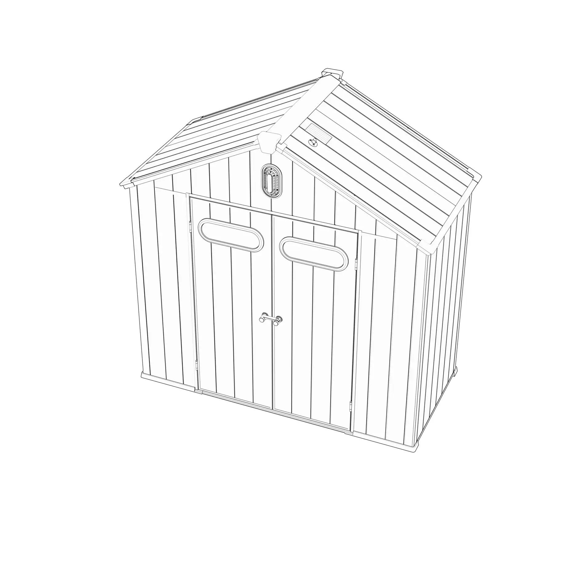 8x4-ft-gable-roof-resin-storage-shed-kc-linedrawing-3
