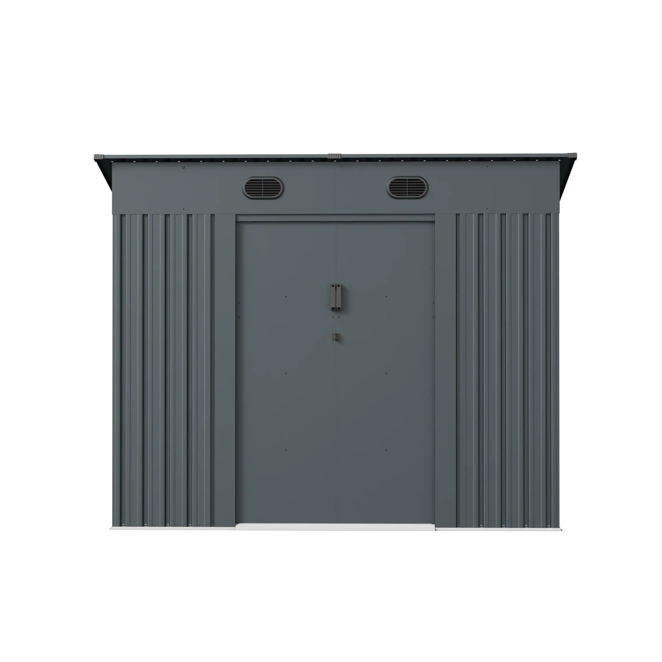 8 x 4 ft Pent Roof Metal Storage Shed | KS 2 8x4-ft-pent-roof-metal-storage-shed-ks-product-2