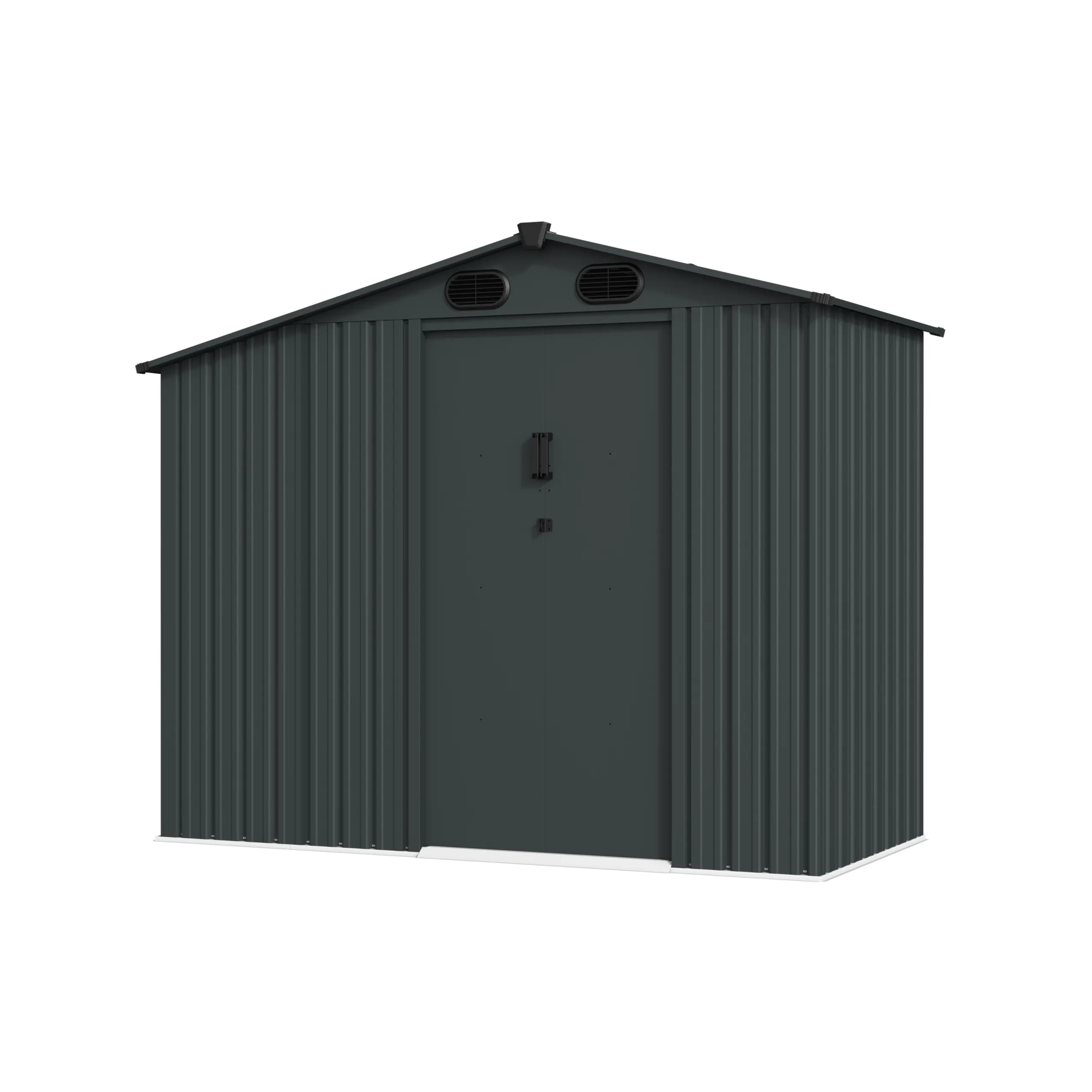8 x 4 ft Special-Shaped Gable Roof Metal Storage Shed | KS 1 8x4-ft-special-shaped-gable-roof-metal-storage-shed-ks-product-1