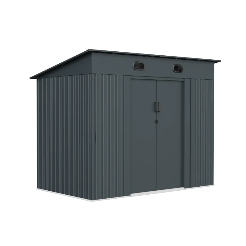 8 x 5 ft Pent Roof Metal Storage Shed | KS 1 8x5-ft-pent-roof-metal-storage-shed-ks-product-1